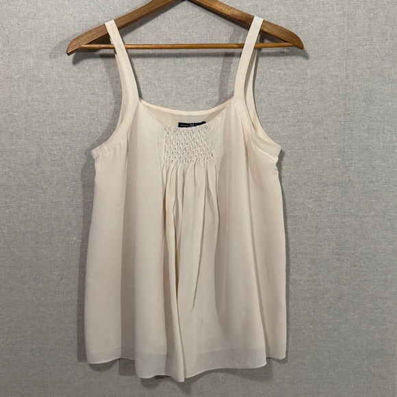 GAP Silk Smocked Festival Tank Top Medium - Picture 1 of 11